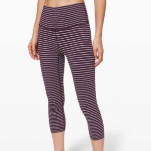 Rare! Lululemon Wunder Under High-Rise Crop 21”